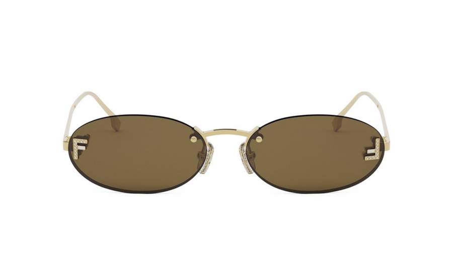 Lunettes de soleil FENDI First FE4075US 30J 54-15 Or en stock