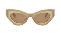 FENDI Ff diamonds FE40146I 57E 52-20 Bege