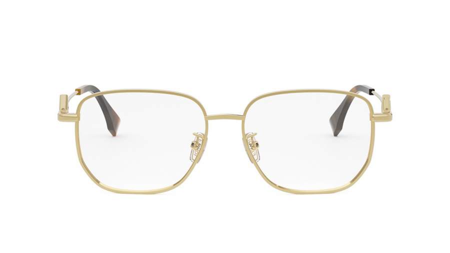 Brille FENDI Sky FE50111F 030 54-15 Gold auf Lager