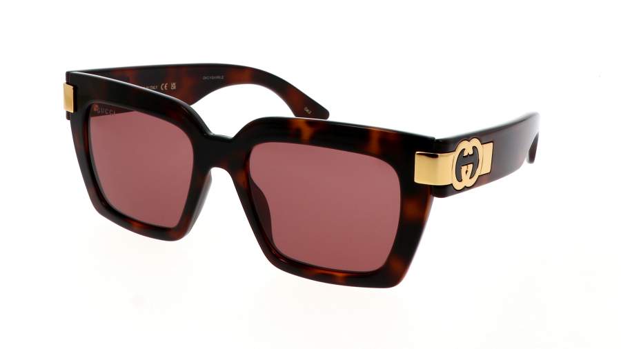 Occhiali da sole Gucci Gg logo GG1689S 002 54-19 Havana in stock