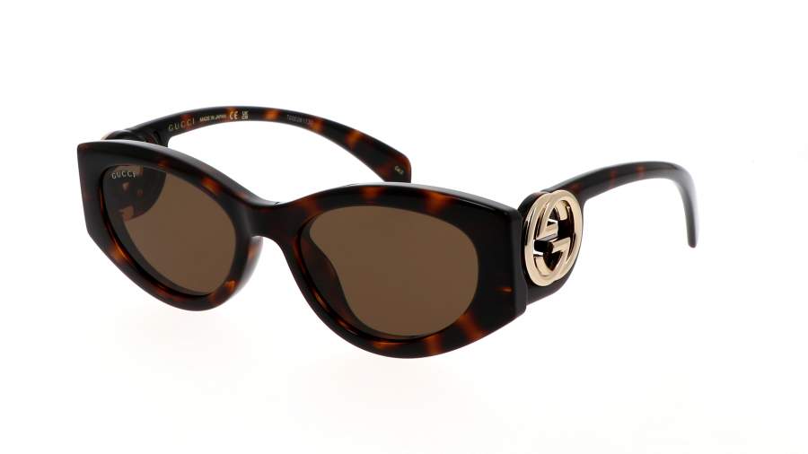 Occhiali da sole Gucci Gg logo GG1691S 002 54-19 Havana in stock
