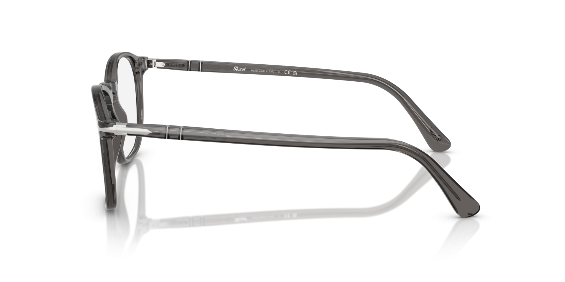 Transparent Op Brillen Persol PO3007VM 1196 50-19 Transparent grey op voorraad ...