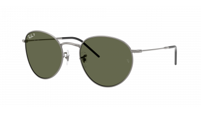 Lunettes de soleil Ray-Ban Round Reverse RBR0103S 004/9A 55-21 Gunmetal en stock