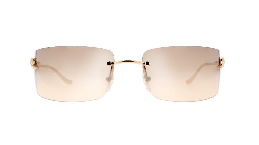 Lunettes de soleil Cartier Core range CT0503S 004 71-18 Or en stock