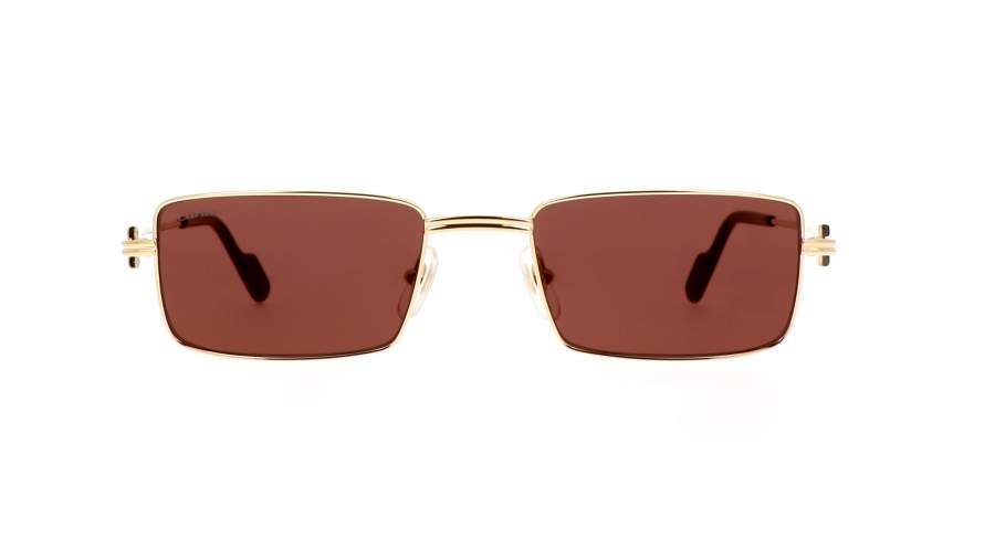 Lunettes de soleil Cartier Core range CT0501S 006 54-20 Gold en stock