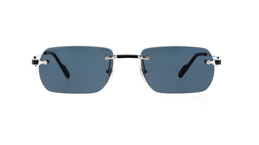 Lunettes de soleil Cartier Exception CT0498S 004 55-20 Silver en stock