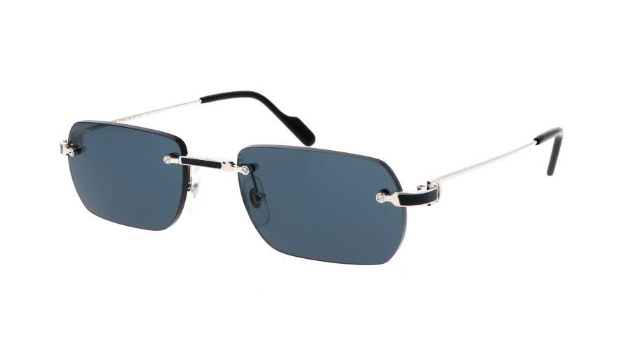 Gafas de sol Cartier Santos de Cartier CT0498S 004 55-20 Silver