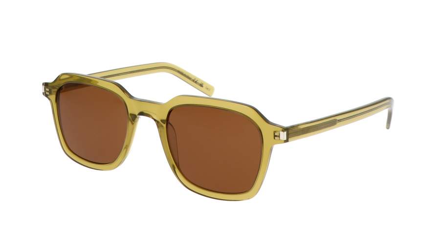 Óculos de sol Saint Laurent Corner angle SL 715 SLIM 004 49-21 Verde