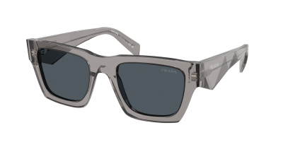 Lunettes de soleil Prada Symbole PR A06S 16Z-70B 50-21 Transparent Dark Grey en stock