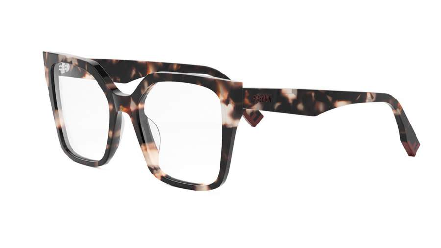 Brille FENDI Way FE50002I 054 54-19 Havane Rouge auf Lager