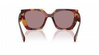 NEW PRADA SUNGLASSES PR15WS 22A20I HAVANA WOMEN PR 15WS 22A20I, SPR 15W 22A20I Prada Eyewear Prada Pr15ws 22a20i Havana Rosso Sunglasses  main image 4
