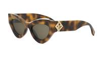 FENDI Ff diamonds FE40146I 53N 52-20 Tortoise