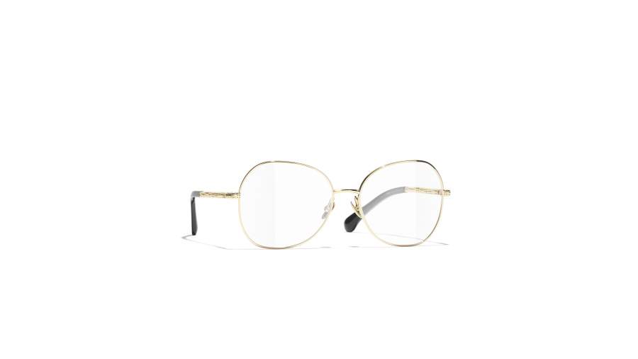 Gafas graduadas CHANEL CH2217 C437 56-16 Pale Gold en stock