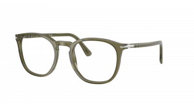 Brille Persol P03318V 1142 51-21 Olive Green Transparent auf Lager