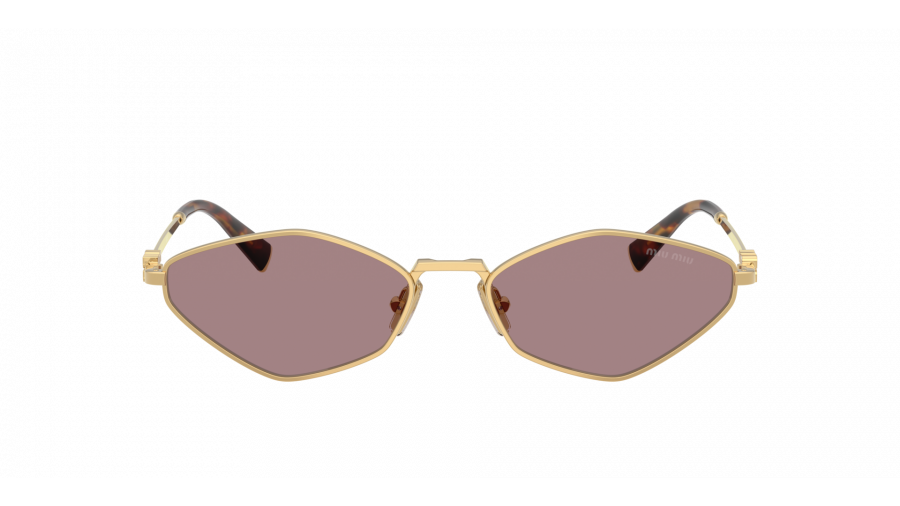 Sonnenbrille Miu Miu Regard MU 56ZS 5AK-20I 56-17 Pale Gold auf Lager