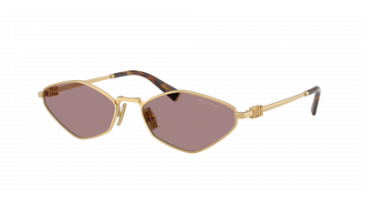 Occhiali da sole Miu Miu Logo MU 56ZS 5AK20I 56-17 Pale Gold in stock