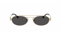 Miu Miu Logo MU 54ZS ZVN08Z 53-19 Pale Gold