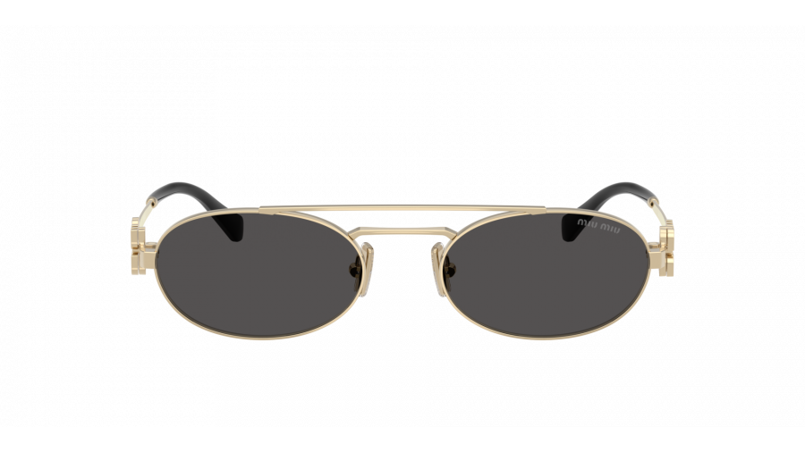 Sunglasses Miu Miu Logo MU 54ZS ZVN-08Z 53-19 Pale Gold in stock