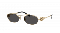 Miu Miu Logo MU 54ZS ZVN08Z 53-19 Pale Gold