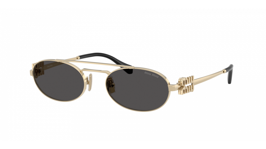 Miu Miu Logo MU 54ZS ZVN-08Z 53-19 Pale Gold