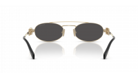 Miu Miu Logo MU 54ZS ZVN08Z 53-19 Pale Gold