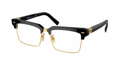 Brille Miu Miu MU 11XV 16K1O1 54-17 Schwarz auf Lager