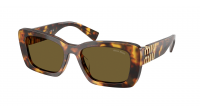 Miu Miu Glimpse MU 07YS 14L09Z 53-18 Honey Havana