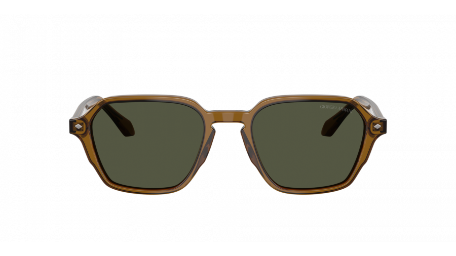 Lunettes de soleil Giorgio Armani AR8220 6172/31 52-20 Transparent Green en stock