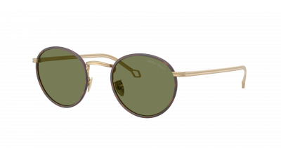 Lunettes de soleil Giorgio Armani AR6163J 3002/2A 49-22 Pale Gold en stock