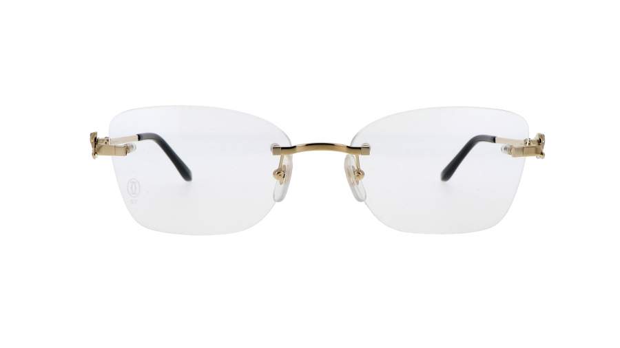 Lunettes de vue Cartier Core range CT0522O 001 57-17 Gold en stock