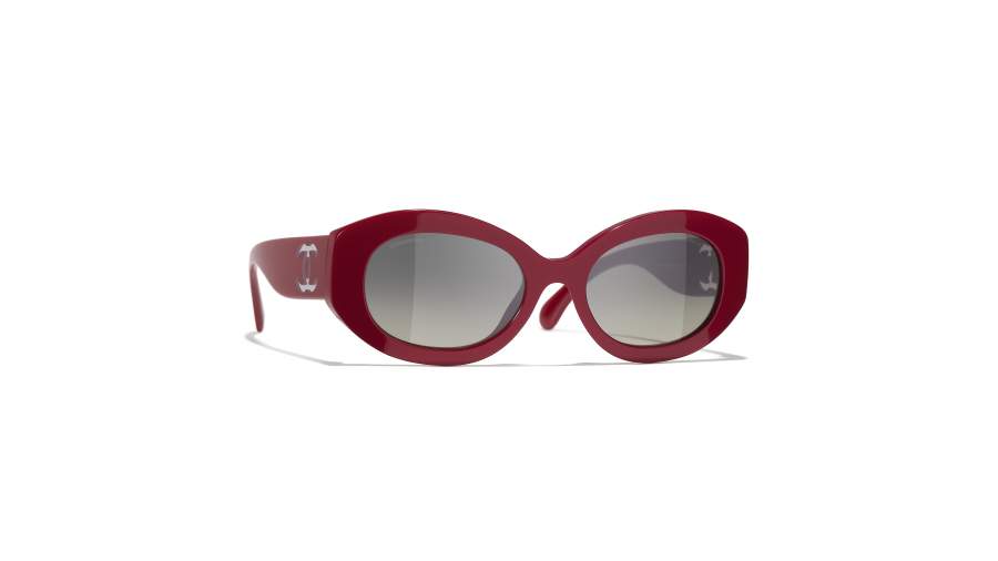 Lunettes de soleil CHANEL CH5528 1759/71 53-19 Rouge