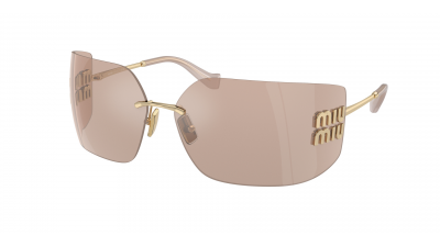 Sonnenbrille Miu Miu MU 54YS ZVN20F 80-14 Pale Gold auf Lager
