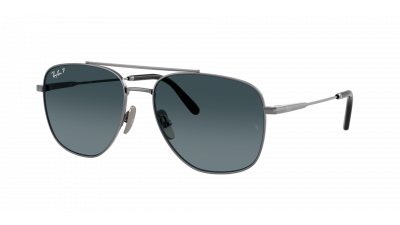 Occhiali da sole Ray-Ban William titanium RB8097 165/S3 59-17 Gun metal in stock