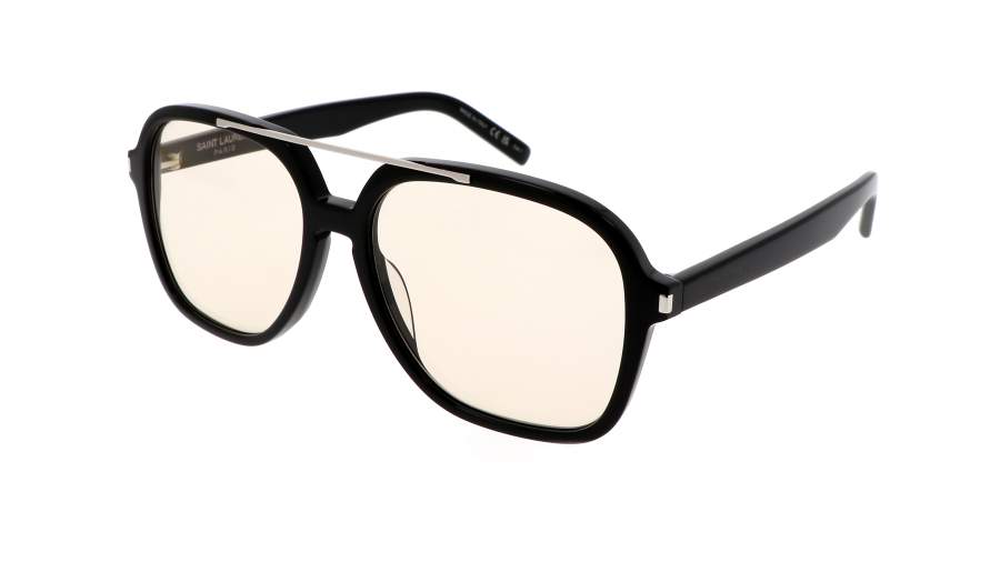Óculos de sol Saint Laurent Corner angle Asian smart fitting SL 545 001 58-16 Preto