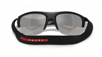 Sunglasses Prada Linea Rossa PS A01S 1BO05A 69-19 Nero opaco display picture 1