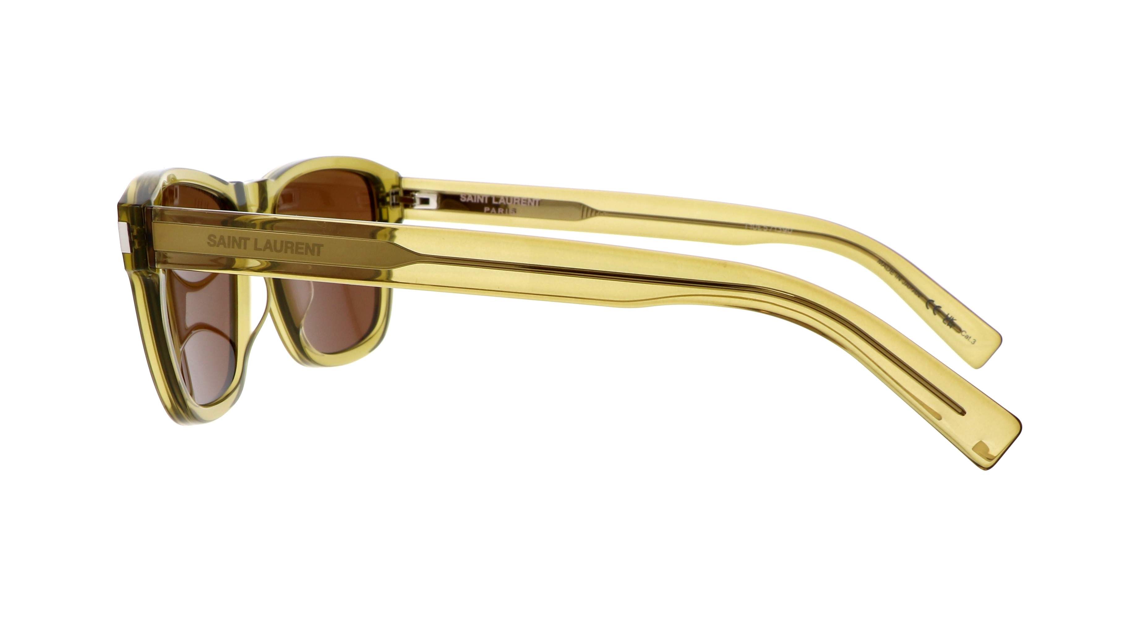 Lunettes de soleil Saint Laurent Corner angle SL 710 005 54-18 Vert