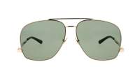 Sunglasses Saint Laurent Sl logo SL 653 LEON 003 59-13 Gold display picture 3