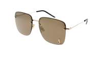 Saint Laurent Monogram Asian smart fitting SL 312M 006 58-17 Ouro