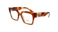 Miu Miu MU 04UV 11Q1O1 52-19 Stripped Tobacco