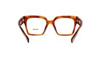Miu Miu MU 04UV 11Q1O1 52-19 Stripped Tobacco