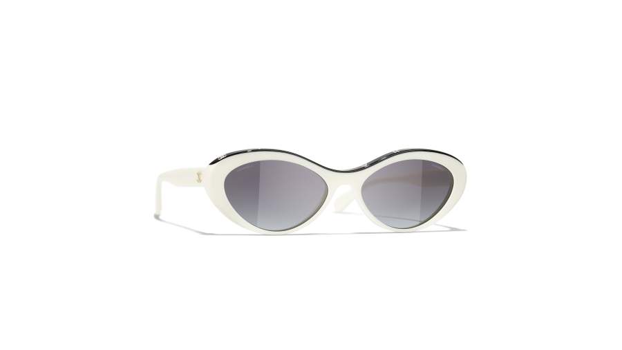 Okulary przeciwsłoneczne CHANEL CH5416 1763/S6 57-17 Biały