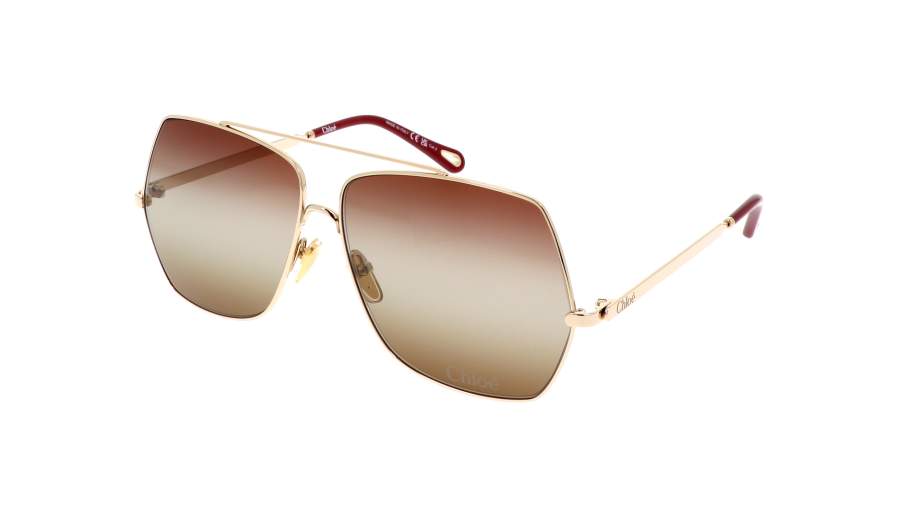 Okulary przeciwsłoneczne Chloé Aly CH0278S 001 62-12 Złoto