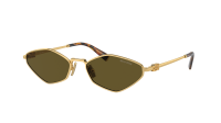 Miu Miu Logo MU 56ZS 5AK09Z 56-17 Oro
