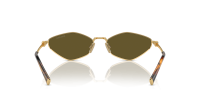 Miu Miu Logo MU 56ZS 5AK09Z 56-17 Gold