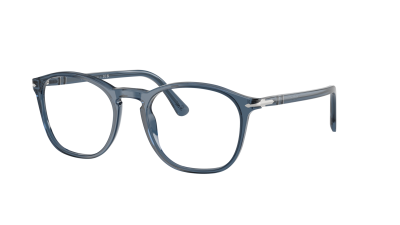 Brille Persol PO3007VM 1197 52-19 Transparent Denim Blue auf Lager