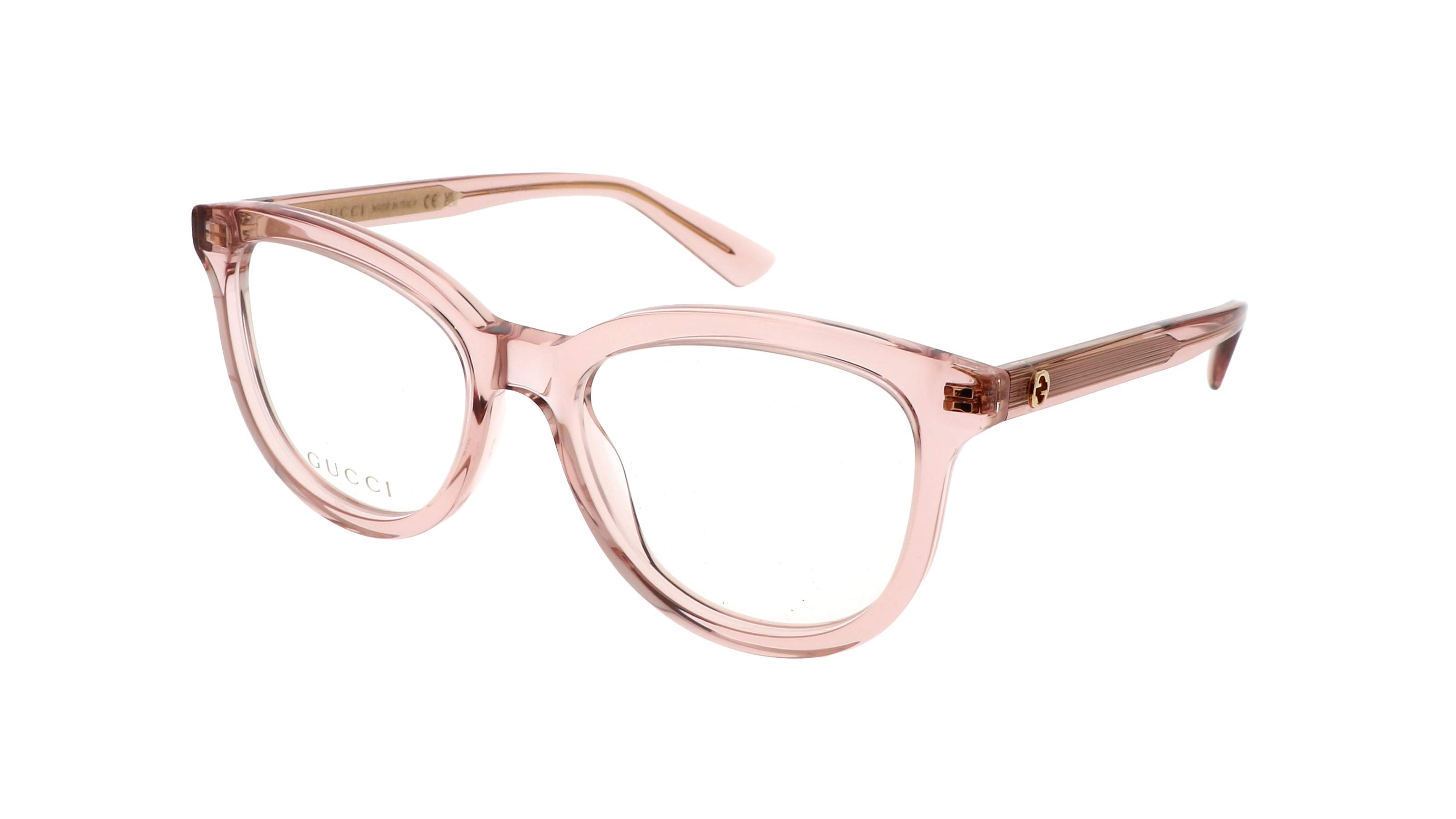 Lunettes Roses Lunettes de vue Gucci Gg logo GG1687O 003 52-18 Rose en stock
