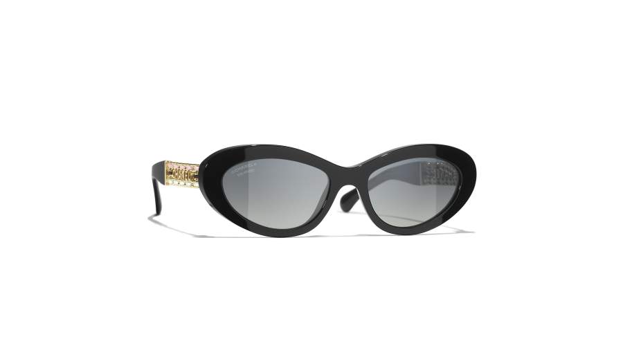 Okulary przeciwsłoneczne CHANEL CH5538Q C622/S8 54-18 Czarny