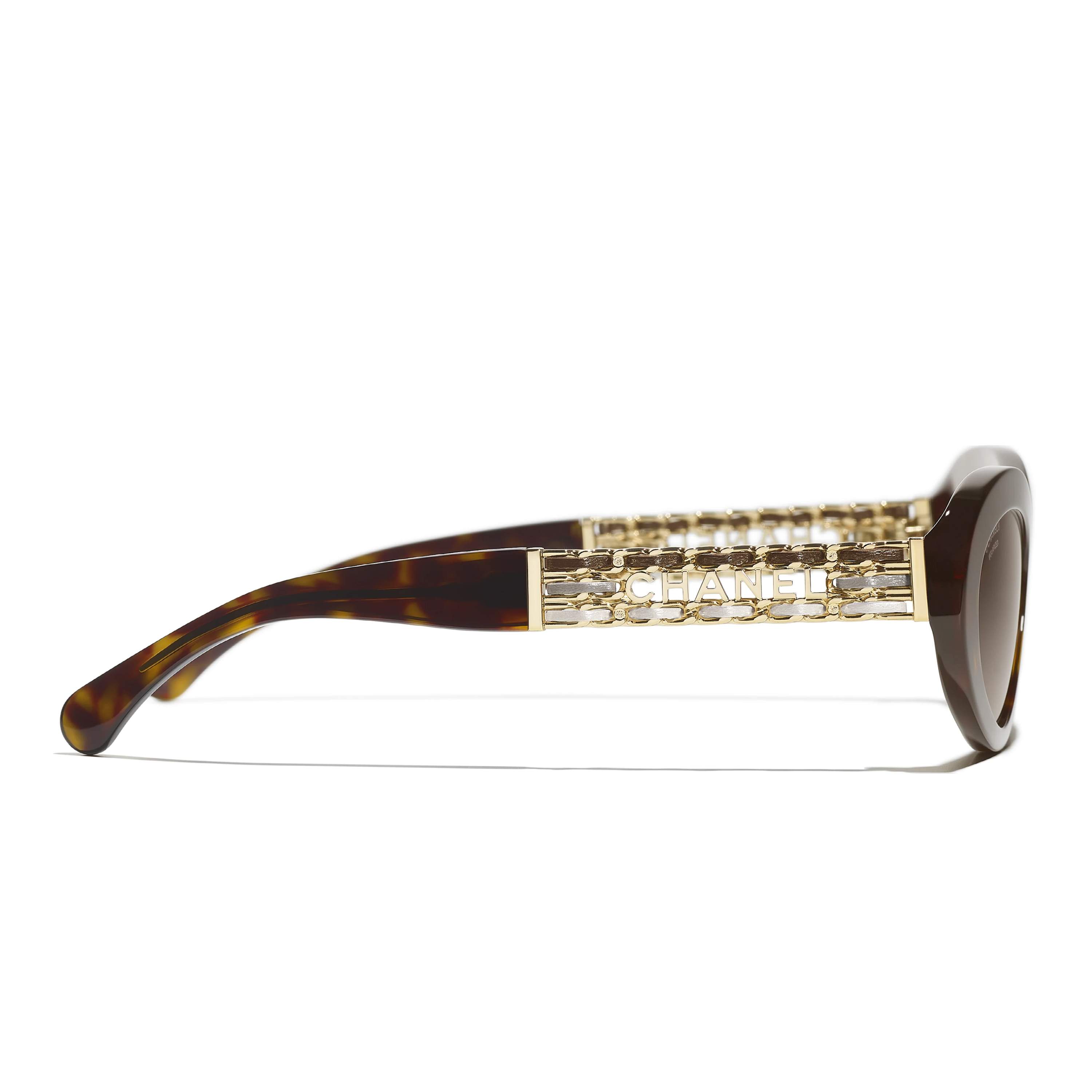 CHANEL 5538-Q-A c.714/S9 54-18 140mm 3P S Black/Gold Frame Polarized Lenses Sunglasses CHANEL CH5538Q C622/S8 54-18 Black in stock main image 3