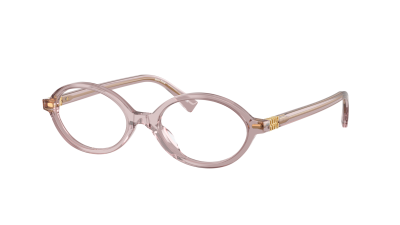 Brille Miu Miu MU 01XV 12W1O1 50-18 Lila auf Lager