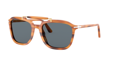 Sonnenbrille Persol Senna series PO0203S 960/R5 55-20 Striped Brown auf Lager